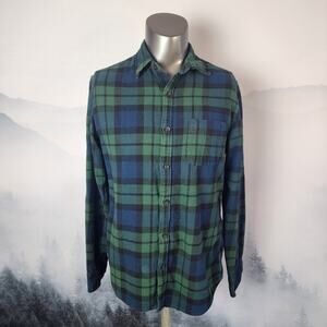 J.Crew Midweight Flannel Workshirt in Regenerative Cotton | Men's Slim Medium